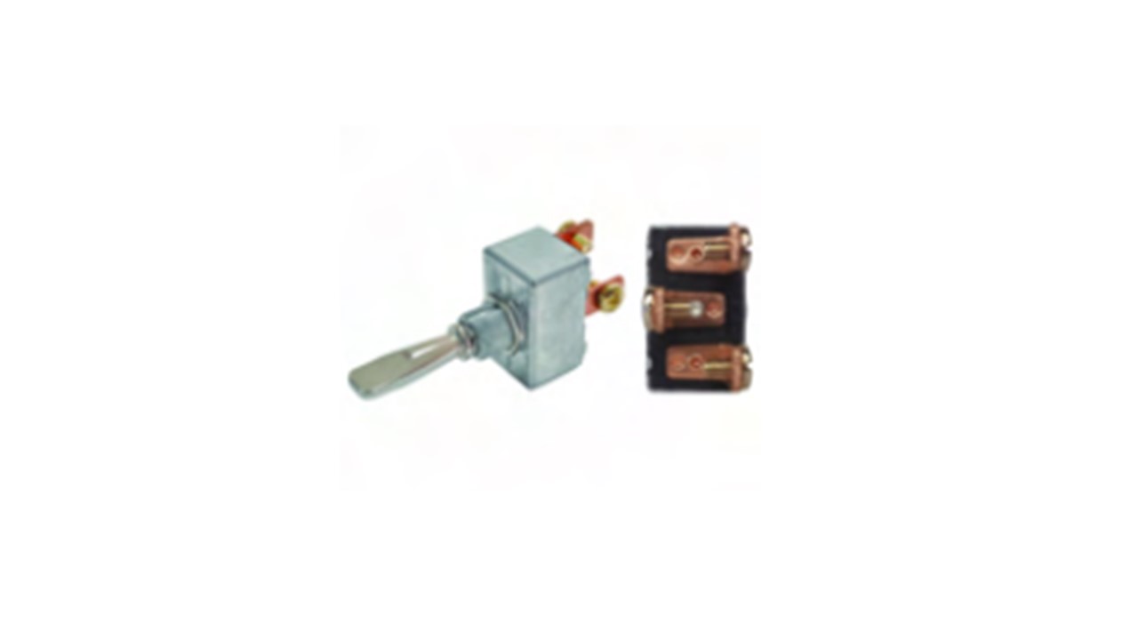 SWITCH 2 PASOS 3 PINES  50AMP  METALICO PALANCA RETORNABLE