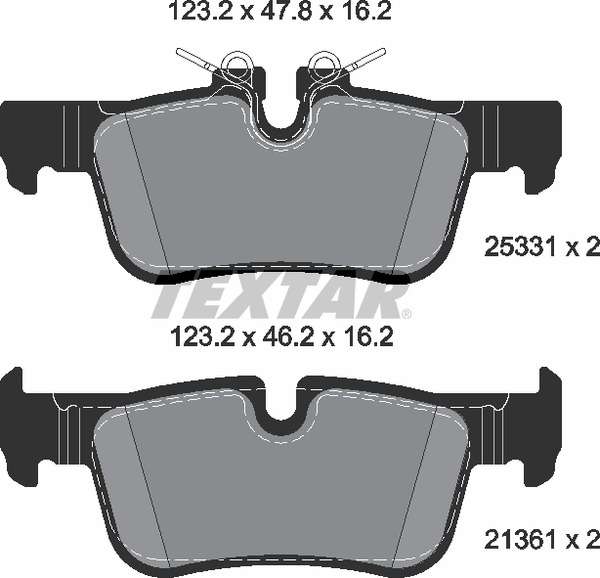 JGO FIBRAS FRENO TRASERO X1 F48 X2 F39 2 F45 F46 MINI ICER