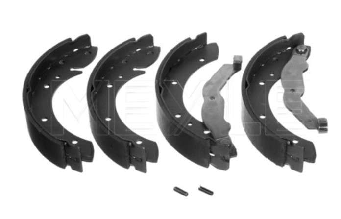 JGO ZAPATAS CON FIBRAS FRENO TRAS SIN RESORTES E36