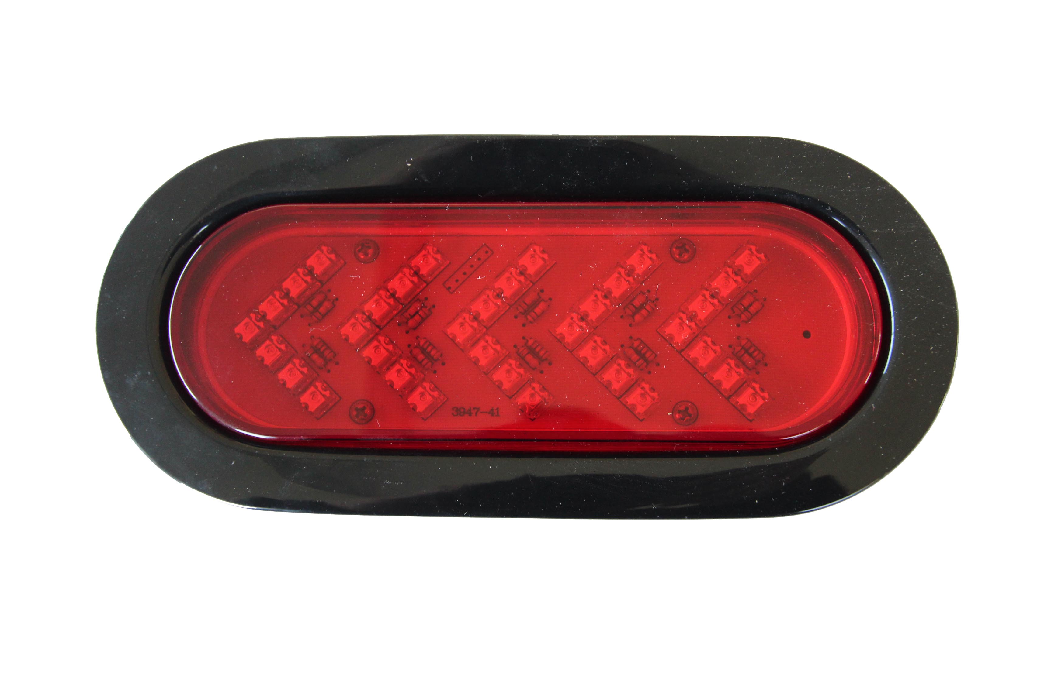 FAROL 10-30V 35 LED OVALADO (FLECHA) ROJO