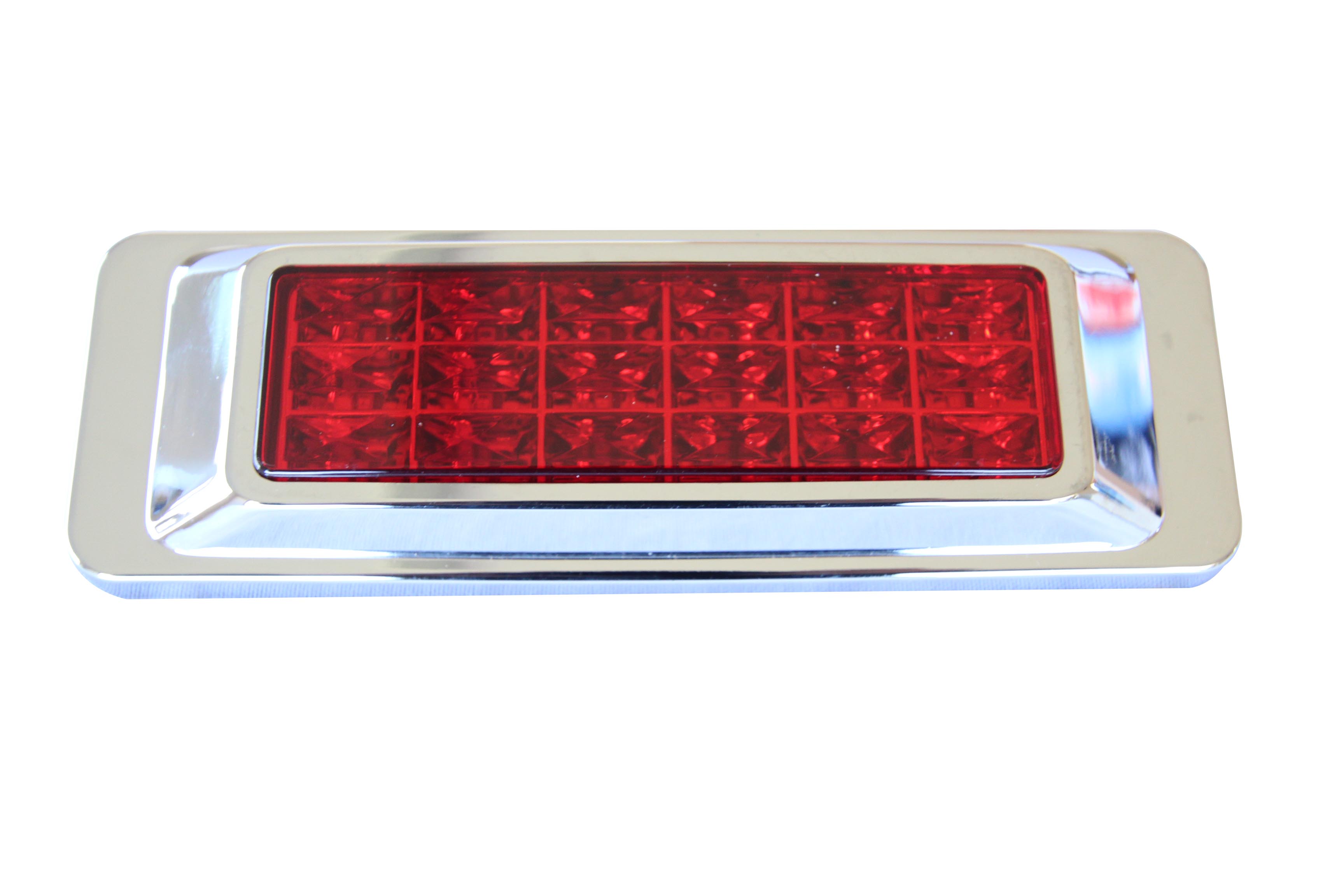 FAROL 12V 18 LED DELIMITADORA CARROCERIA ROJA