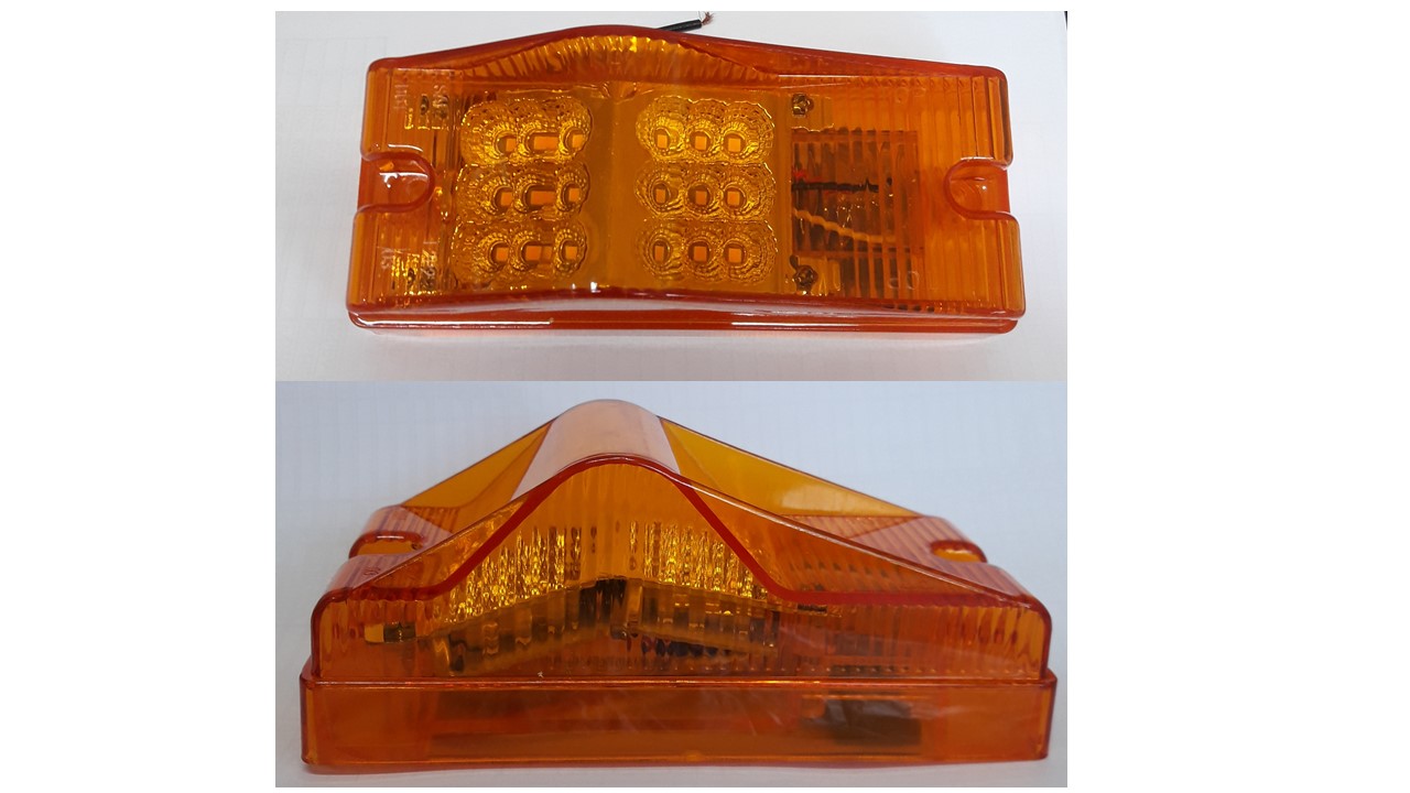 FAROL 10-30V 18 LED AUXILIAR AMBAR