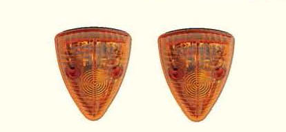 FAROL CARROCERIA 12V 9 LED ROJO   TORTUGUITA