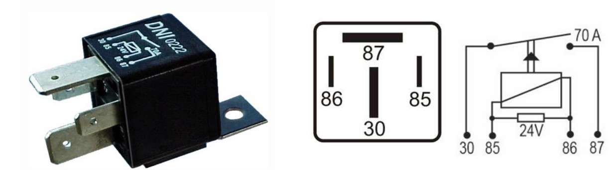 RELE  4 PAT 24V FAROLES MERCEDES BENZ/SCANIA