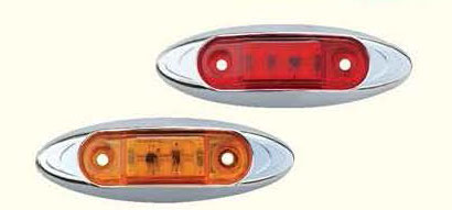 FAROL 12V  6 LED DELIMITADORA ROJA