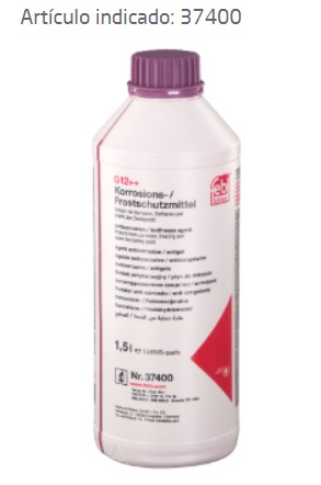 ANTICONGELANTE CONCENTRADO G12 MB 325.5 325.6 1.5 LIT MORADO