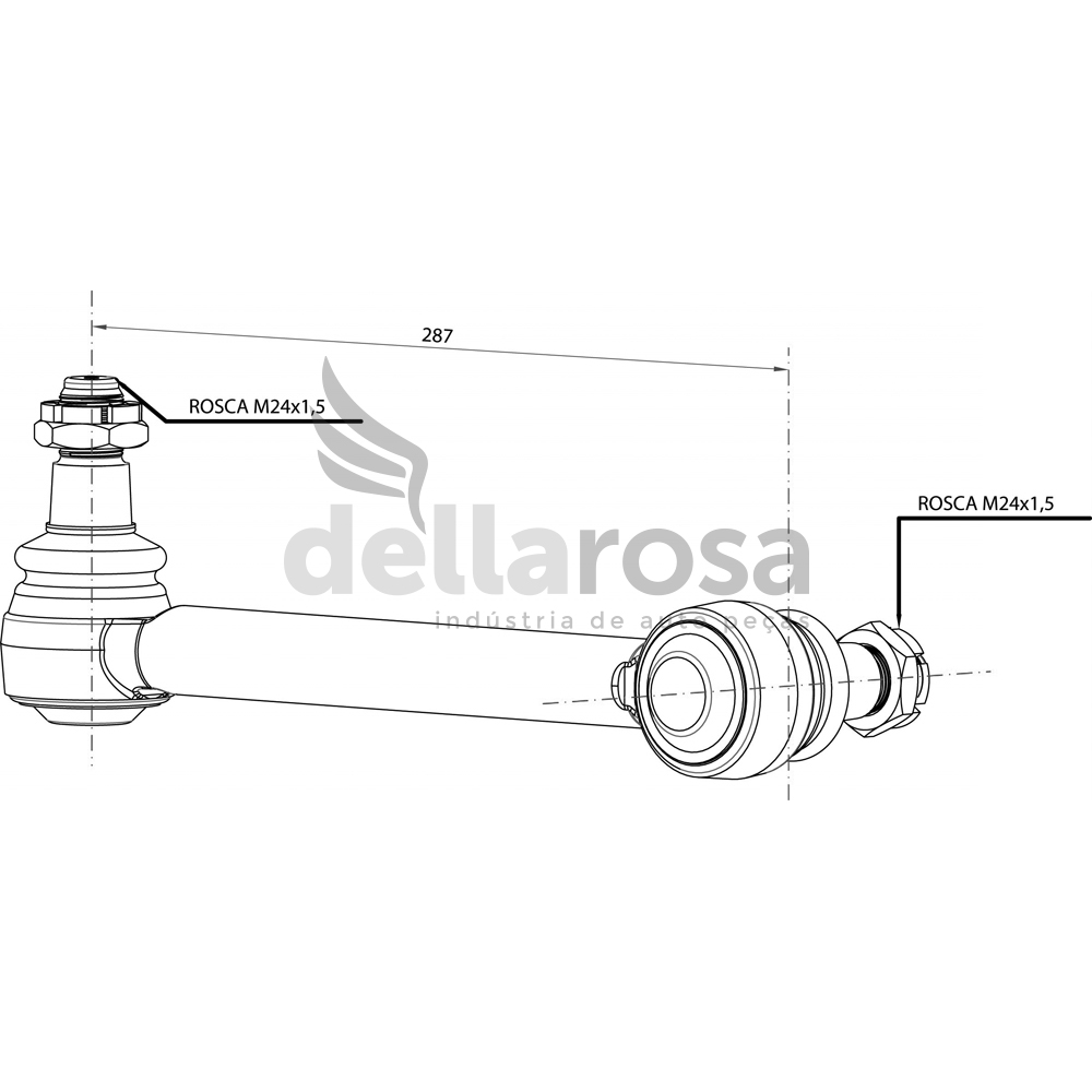 BARRA TIRANTE DER ESTABILIZADOR TRASERO OH1621/1628 L