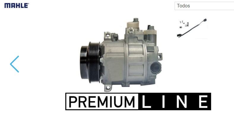 COMPRESOR A/C 7SEU17 / DCS-17 W202 W203 W204 W164 MAHLE