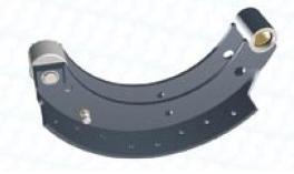 ZAPATA FRENOS SIN FIBRAS DEL/TRA 345/382/384  160 mm