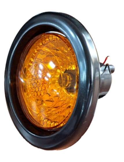 FAROL PLASTICO INCRUSTAR TIPO EURO AMBAR