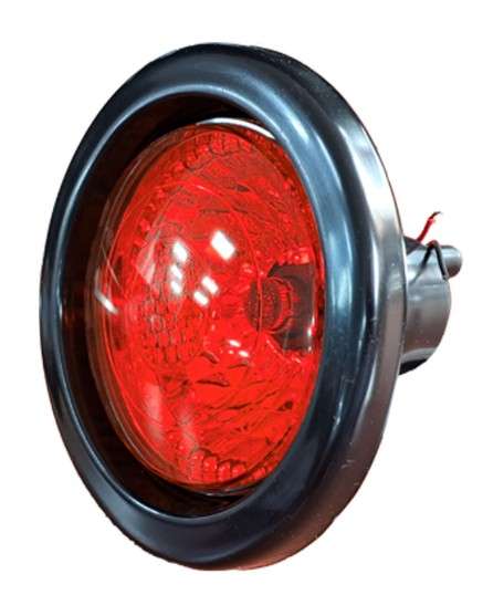 FAROL PLASTICO INCRUSTAR TIPO EURO ROJO