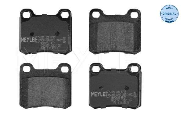 JGO FIBRAS FRENO TRASERO W201.022,.023,.024,.122,.126