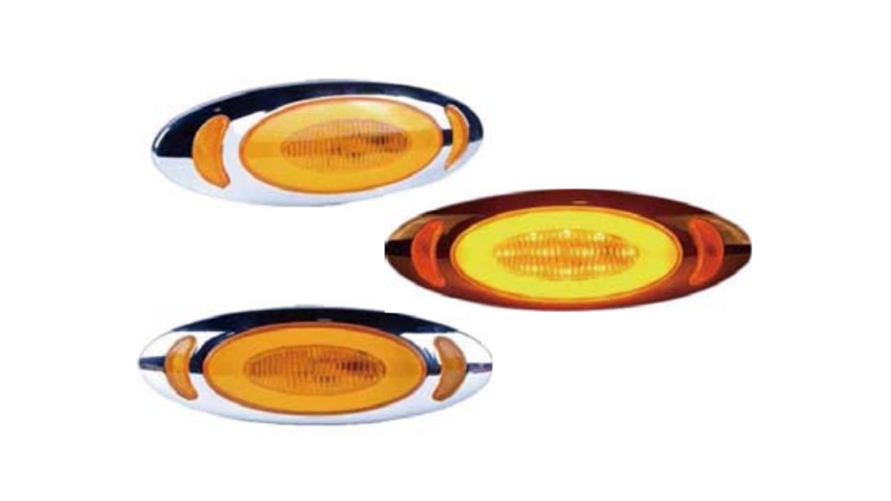 LAMPARA  DELIMITADORA CARROCERIA ROJO 12V  24 LED