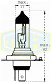 BOMBILLO HALOGENO H4 12V 60/55W P43T LUZ DIA