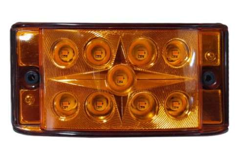 FAROL DE CARROCERIA 12V 21LED AMBAR