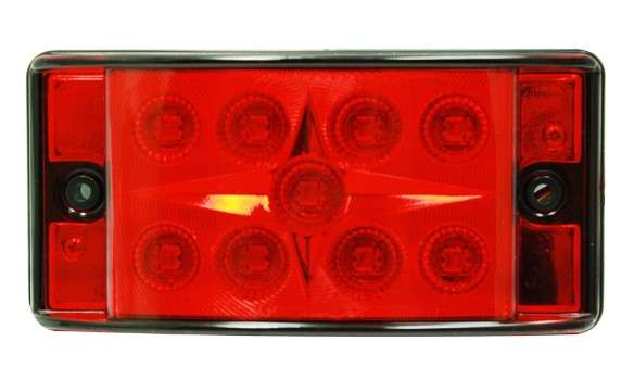 FAROL DE CARROCERIA 12V 21LED ROJO