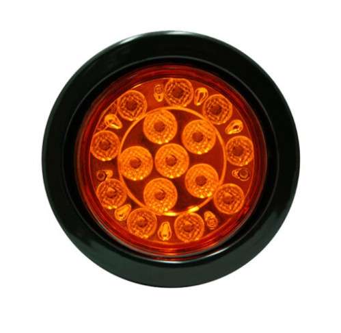 LAMPARA LED LENTE LISO REFLECTIVO AMBAR