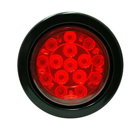 LAMPARA LED LENTE LISO REFLECTIVO ROJO