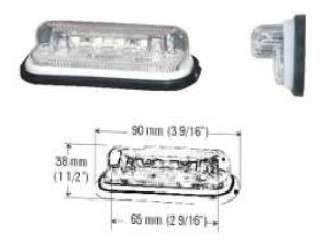 LUZ DE PLACA LED 12/24V