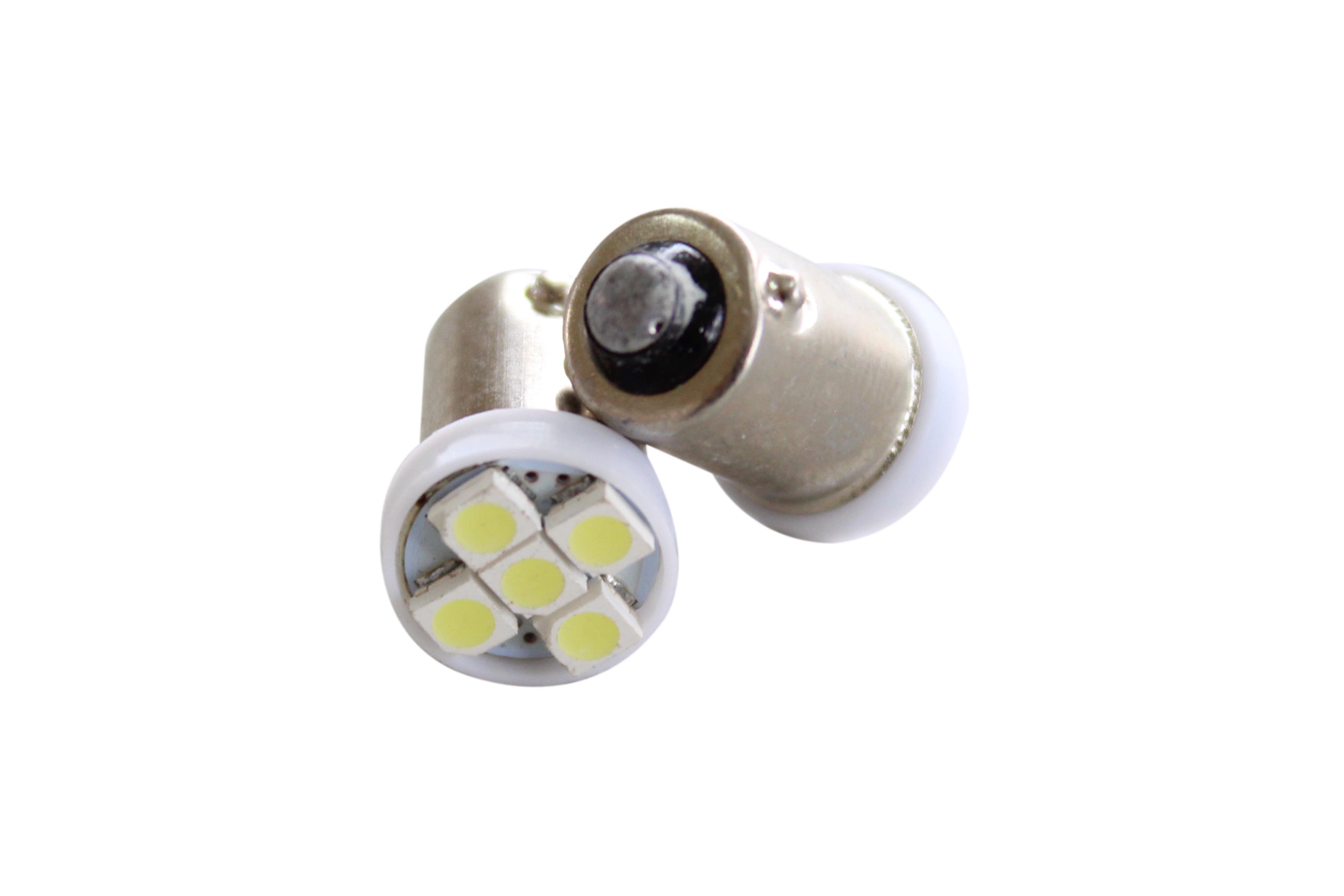 BOMBILLO 12V BA9S 5 LED