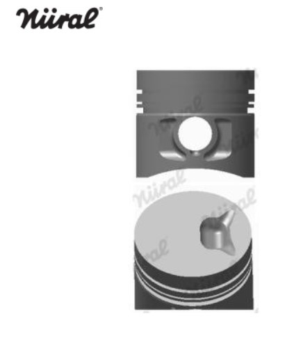 PISTON ANILLADO STD 90.90 MM MERCEDES BENZ OM 616/617