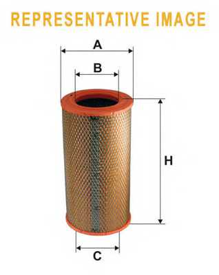FILTRO AIRE OM617