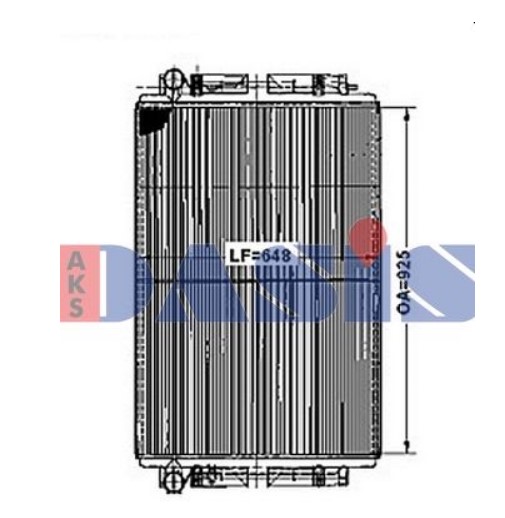 RADIADOR AGUA MOTOR O500 RSD 634.011
