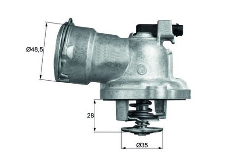 TAPA TERMOSTATO W204 W211 OM642