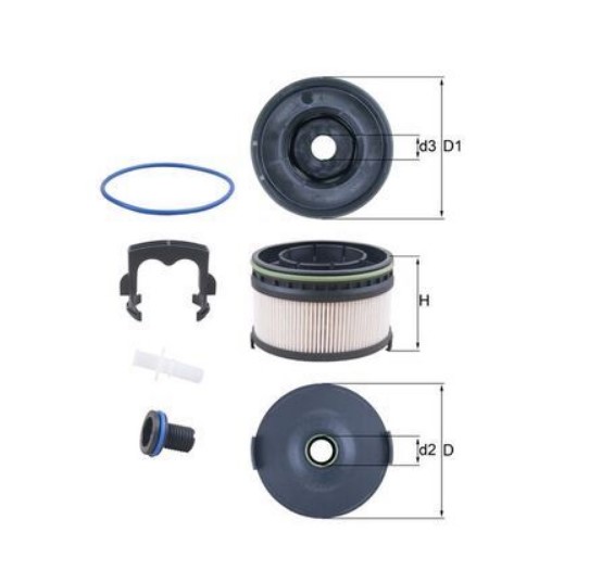 FILTRO ELEMENTO COMBUSTIBLE OM654 SPRINTER 907