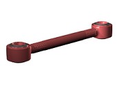 BRAZO GUIA LONGITUDINAL  SUSPENSION  EJE TRAS O 370/371