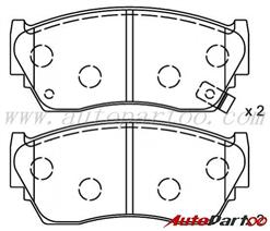 PAST FRENOS DEL NISSAN SENTRA 90/94 NX91/93