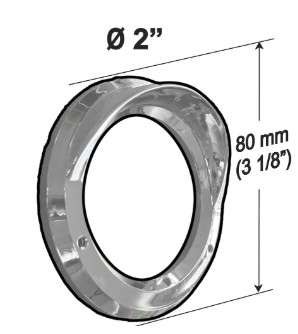 ARO PLASTICO CROMADO PARA FAROL 8-1