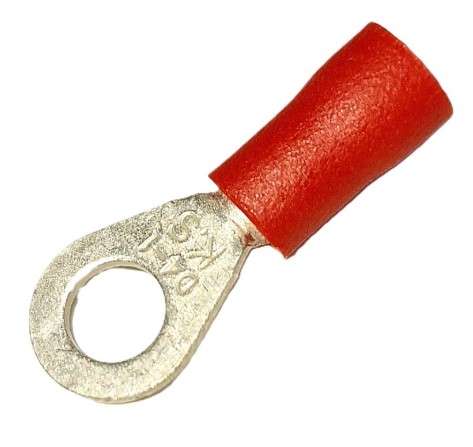TERMINAL OJO CABLE 18/16 #152 SEMI F-ROJO 5/32