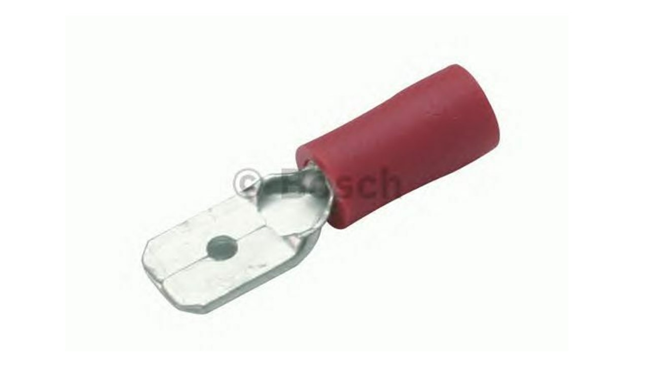 TERMINAL MACHO CABLE 16/14  SEMI F-ROJO