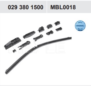ESCOBILLA LIMPIAPARABRISAS DEL IZQ-DCH 380 MM 15 PUL TODOS
