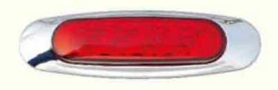 FAROL DELIMITADOR  ROJO 4LED 10-30V