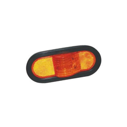 LAMPARA LED OVALADA TRIANGULO AL CENTRO Y CON CONECTOR 12V