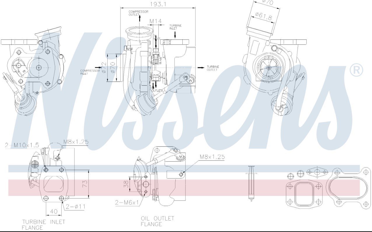 TURBO COMPRESOR OM904 OM924 915 E WDB 688.244