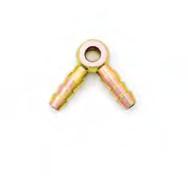 UNION MANGUERA (CALAVERA) DOBLE VASTAGO MANGUERA 4 MM