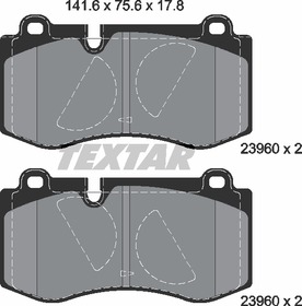 JGO FIBRAS FRENO DELANTERO W221 S500 S 550 TEXTAR