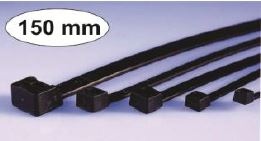 GAZA PLASTICA NEGRA 6" 3.6 X 150MM