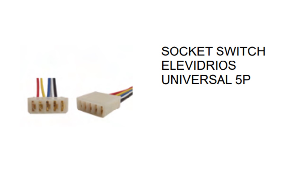 CONECTOR DE SWITCH ALSA CRISTALES