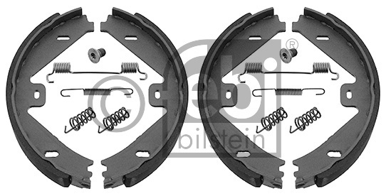 JGO ZAPATAS CON FIBRA FRENO MANO W204 W212