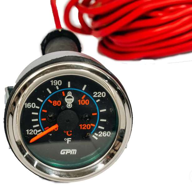 RELOJ MARCADOR TEMPERATURA MECANICO 600" 15.240 MTS