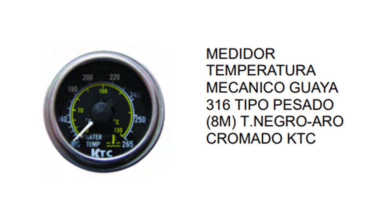 RELOJ MARCADOR TEMPERATURA MECANICO 8 MTS