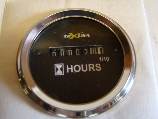RELOJ MARCADOR HORIMETRO 10 80V 12 24V