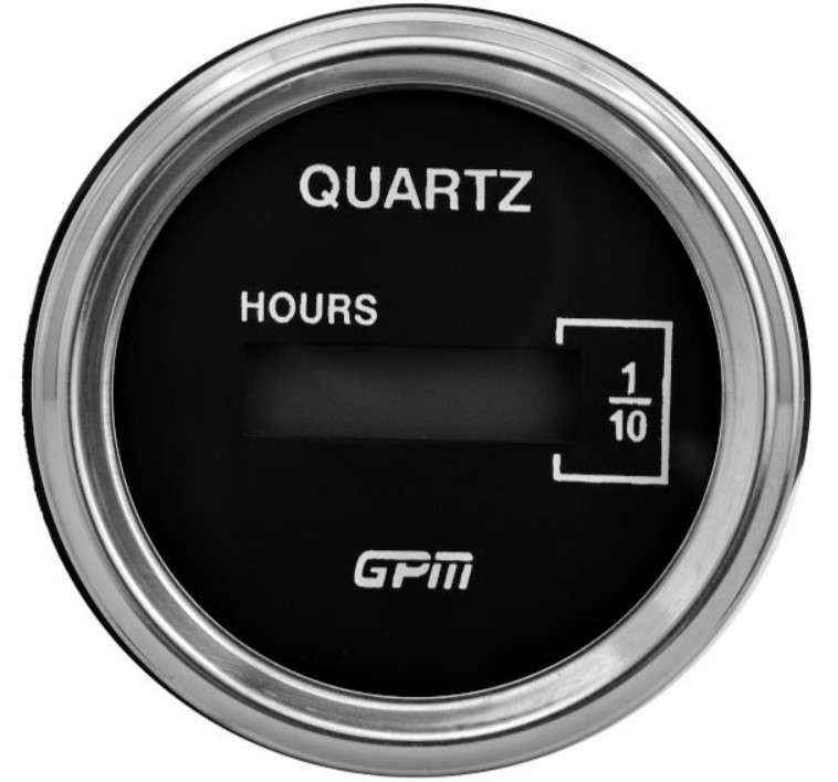 RELOJ MARCADOR HORIMETRO 10-80 VOLTS DIGITAL