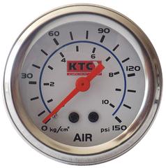 RELOJ MARCADOR PRESION AIRE MECANICO 150 LBS BLANCO