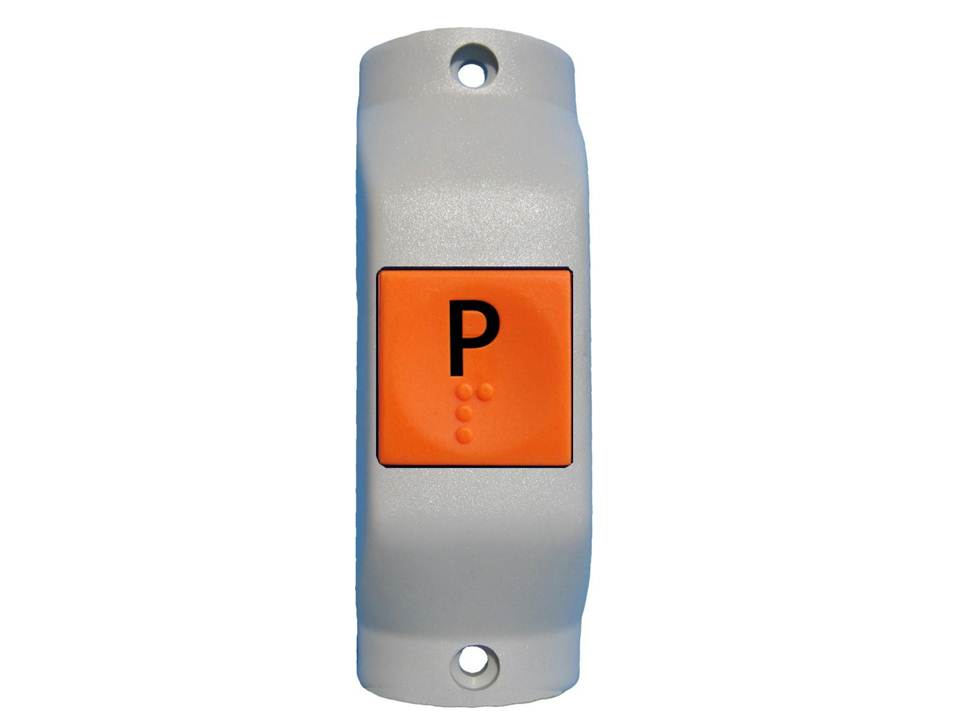 BOTON TIMBRE PARADA COLOR GRIS