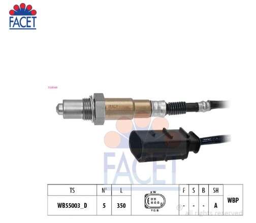 SENSOR OXIGENO ADELANTE DEL CATALIZADOR W907